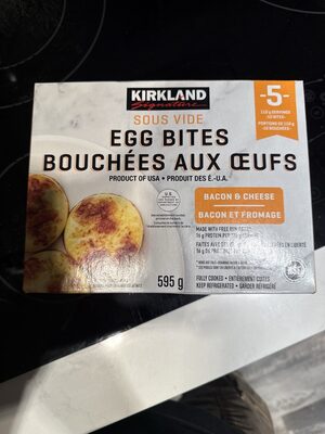 Sous Vide Egg Bites Bacon & Cheese