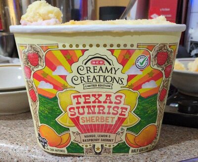 Texas Sunrise Sherbet