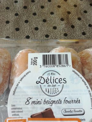 Beignets Fourrés Chocolat Noisette