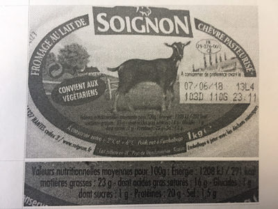 Bûche De Chèvre - Soignon - 1kg