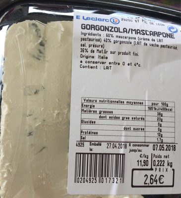 Gorgonzola Mascarpone