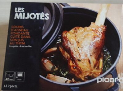 Souris D'agneau Fondante Cuite Dans Son Jus Au Thym