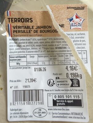 Veritable Jambon Persillé De Bourgogne