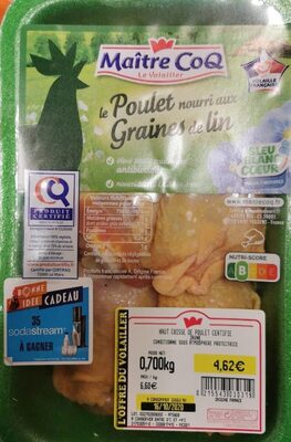 Haut De Cuisse De Poulet Certifié