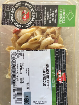 Salade De Pâtes À La Grecque