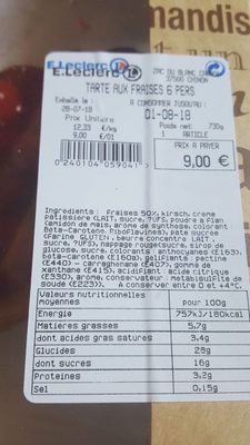 Tarte Aux Fraises