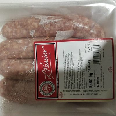 Saucisses De Toulouse Pur Porc