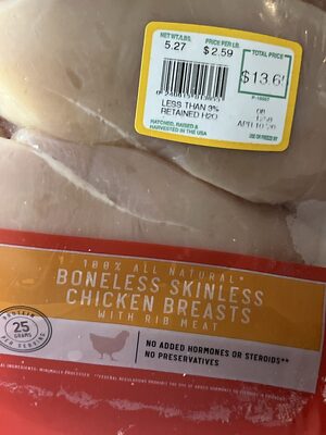Boneless Skinless Chicken Breasts With Crib Meat