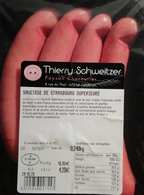 Saucisse De Strasbourg Supérieure