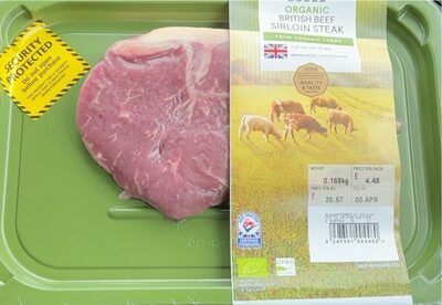 Organic Bristish Sirloin Steak