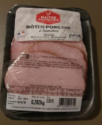 Rôti De Porc Fumé 4 Tranches