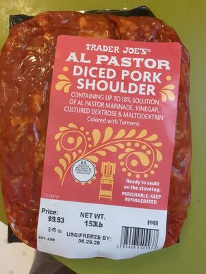 Al Pastor Diced Pork Shoulder