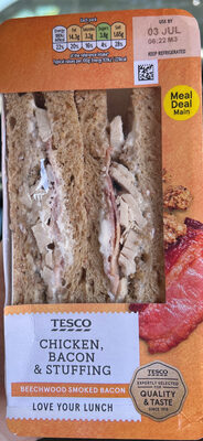 Chicken, Bacon & Stuffing Sandwich