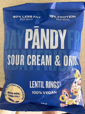 Pändy Sour Creme & Onion Lentil Rings
