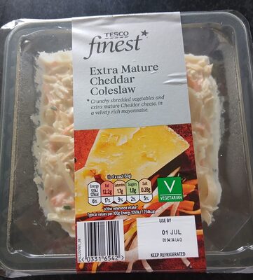Tesco Finest Extra Mature Cheddar Coleslaw