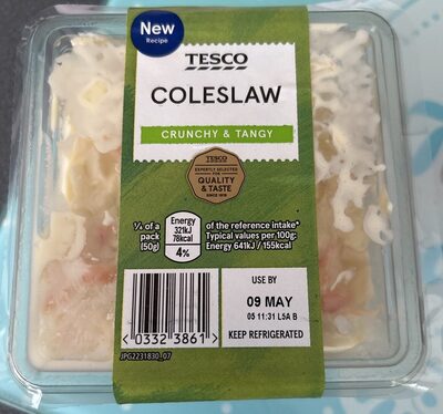 Tesco Coleslaw Crunchy & Tangy Tesco Expertly Elec