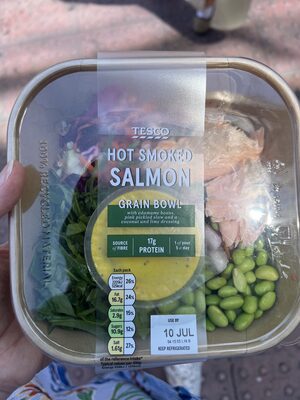 Hot Smoked Salmon Grain Bowl