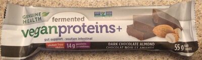 Fermented Vegan Proteins + Dark Chocolate Almond Bar