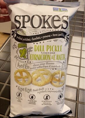 Dill Pickle Puffed Potatoes Wheels