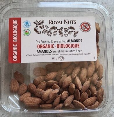 Organic Dry Roasted & Sea Salted Almonds