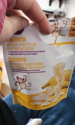 Banana Freeze Dries Fruit And Yogurt Bites