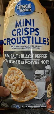 Mini Crisps Sea Salt And Black Pepper