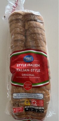 Pain Tranché Épais Style Italien
