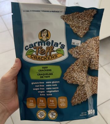 Carmelas Teff Crackers