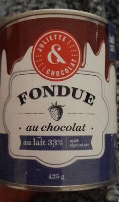Fondue Au Chocolat Au Lait 33%