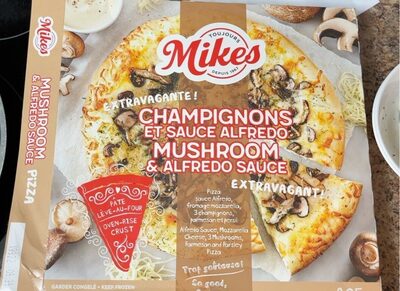 Pizza Champignons Et Sauce Alfredo