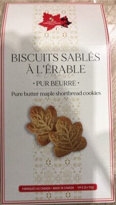 Biscuits Sablés À L'érable Pur Beurre