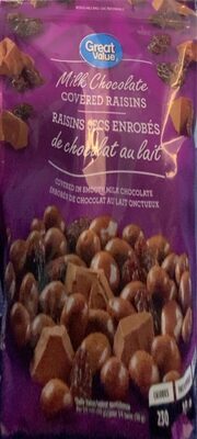 Milk Chocolate Covered Raisins