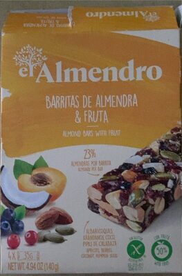 Barritas Almendra & Fruta