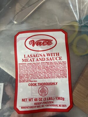 Lasagna With Meat Sauce