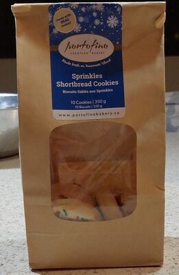 Sprinkle Shortbread Cookies