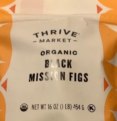 Organic Black Mission Figs