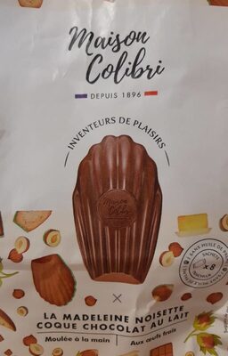 La Madeleine Noisette Coque Chocolat Au Lait