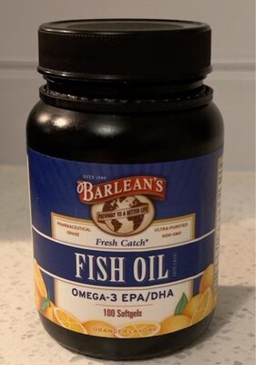 Barleans Fish Oil Omega-3 Epa / Dha, 1000 Mg