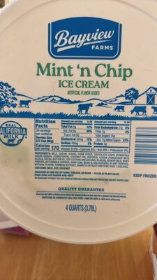 Bayview Farms Mint 'n Chip Ice Cream
