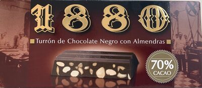 Turrón Chocolate Negro Con Almendras