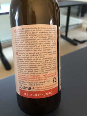Organic Kombucha Passion Fruit & Lemon