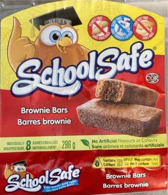 School Safe Brownie Bars