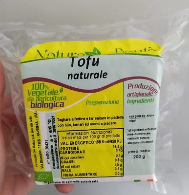 Tofu Al Naturale