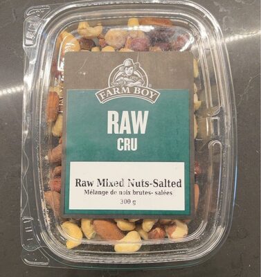 Raw Moxed Nuts-salted