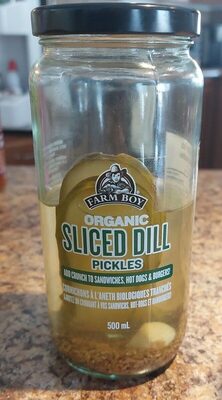 Organic Slicer Dill Pickles
