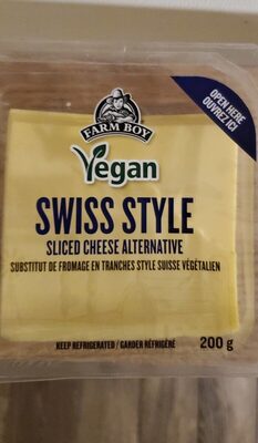 Vegan Swiss Style - Sliced Cheese Alternative