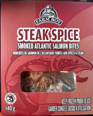 Steak Spice Smoked Salmon Bites