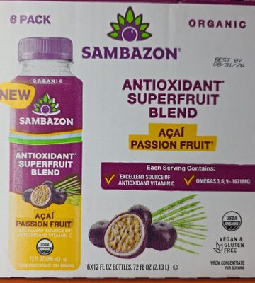 Antioxidant Superfruit Blend Acai Passion Fruit