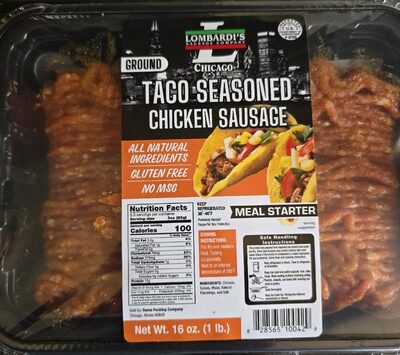 Taco Seasoned Chicken Sausage