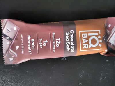 Iq Bar Chocolate Sea Salt